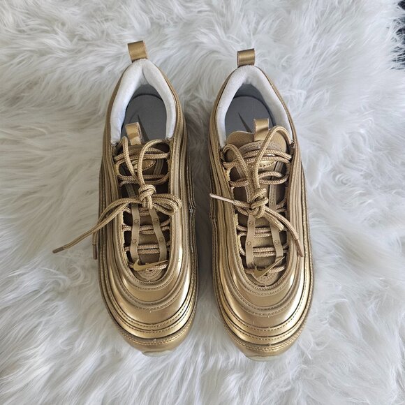 Nike Air Max 97 LX Metallic Gold | Women’s Size 8 | CJ0625-700 - Picture 1 of 9